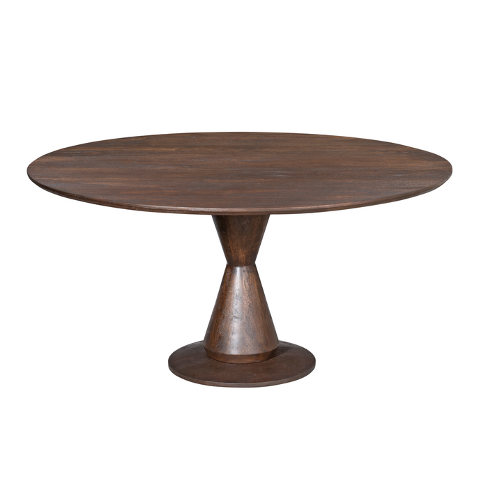 Ronde eettafel Lima Bruin Mangohout 130 cm
