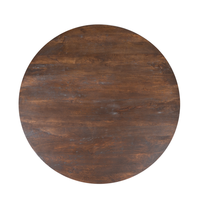 Ronde eettafel Lima Bruin Mangohout 130 cm