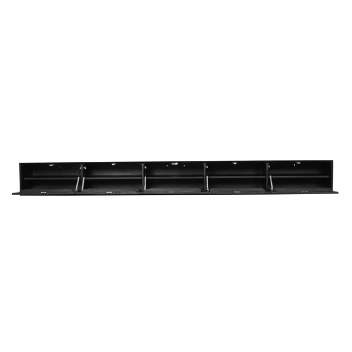 Zwevend tv meubel Madison Zwart Mangohout 280 cm