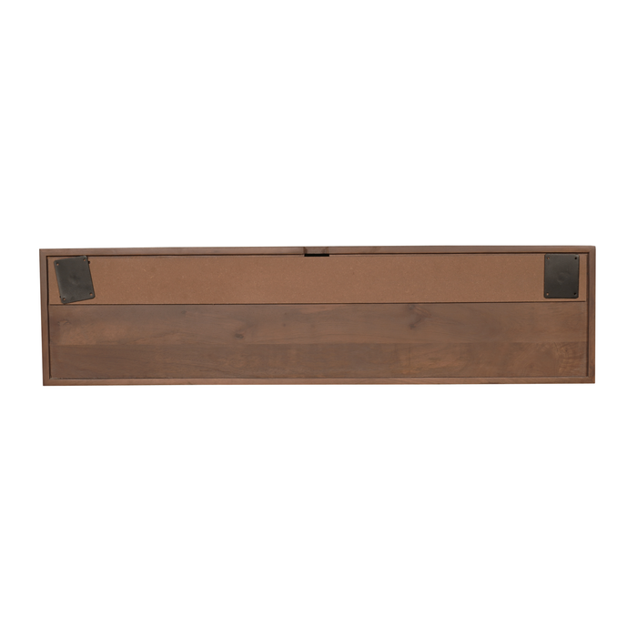 Zwevend tv meubel Madison Zand Mangohout 120 cm