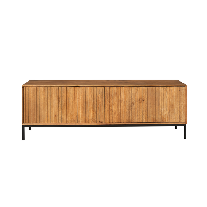 Tv meubel Madison Naturel Mangohout 165 cm