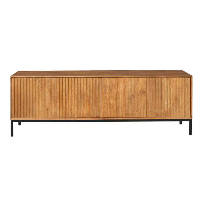 Tv meubel Madison Naturel Mangohout 165 cm