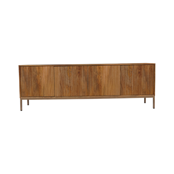 Tv meubel Madison Naturel Mangohout 165 cm