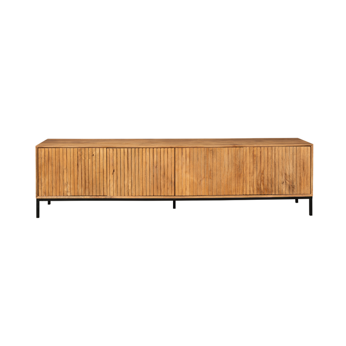 Tv meubel Madison Naturel Mangohout 210 cm