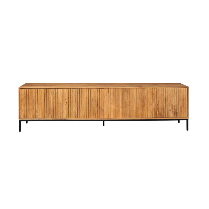 Tv meubel Madison Naturel Mangohout 210 cm