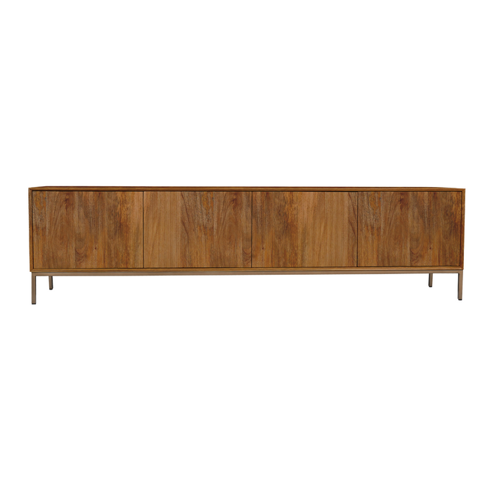 Tv meubel Madison Naturel Mangohout 165 cm