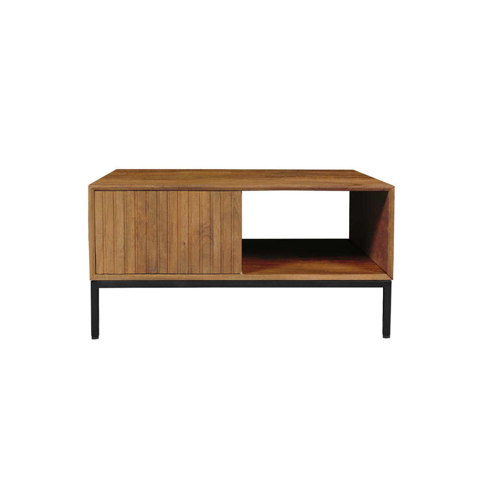 Vierkante salontafel Madison Naturel Mangohout 80 cm