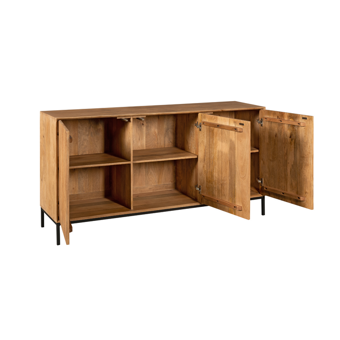 Dressoir Madison Naturel Mangohout 165 cm