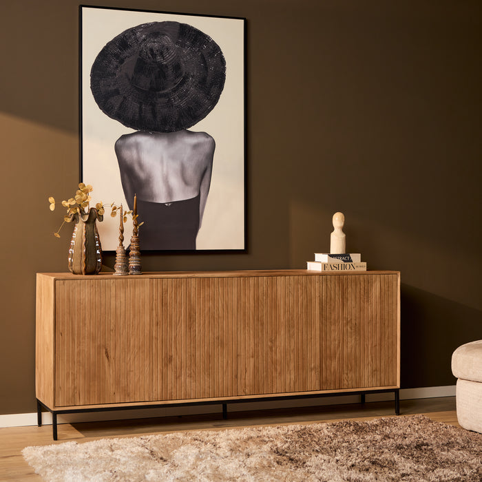 Dressoir Madison Naturel Mangohout 210 cm