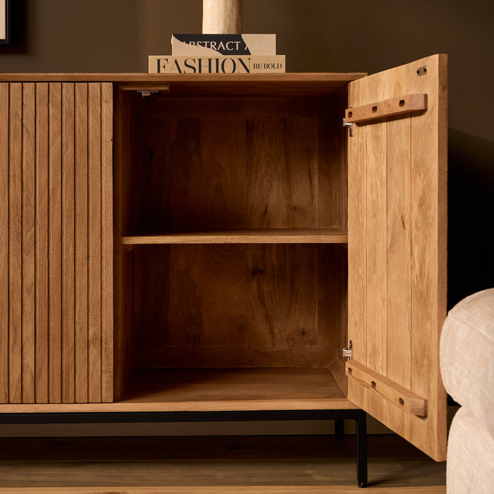 Dressoir Madison Naturel Mangohout 210 cm