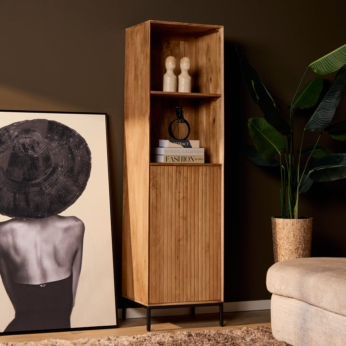 Boekenkast Madison Naturel Mangohout 55 cm