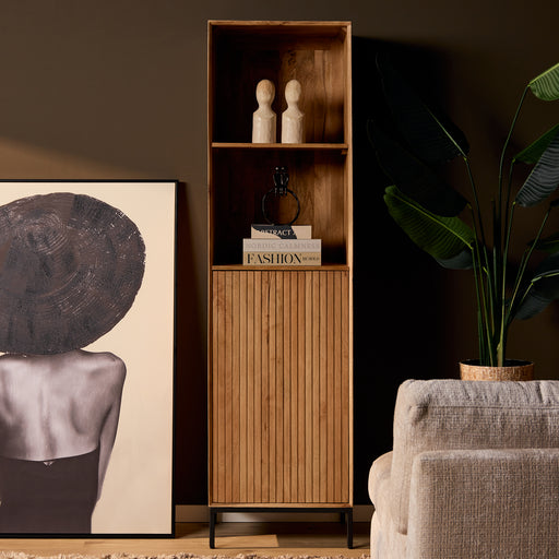 Boekenkast Madison Naturel Mangohout 55 cm