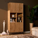 Vakkenkast Madison Naturel Mangohout 90 cm