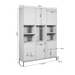 Vakkenkast Madison XL Naturel Mangohout 135 cm