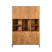 Vakkenkast Madison XL Naturel Mangohout 135 cm