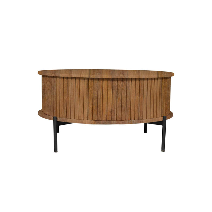 Ronde salontafel Madison Naturel Mangohout 80 cm