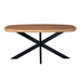 Deens ovale eettafel Madison Naturel Mangohout 160 cm