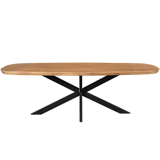 Deens ovale eettafel Madison Naturel Mangohout 200 cm