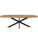 Deens ovale eettafel Madison Naturel Mangohout 280 cm