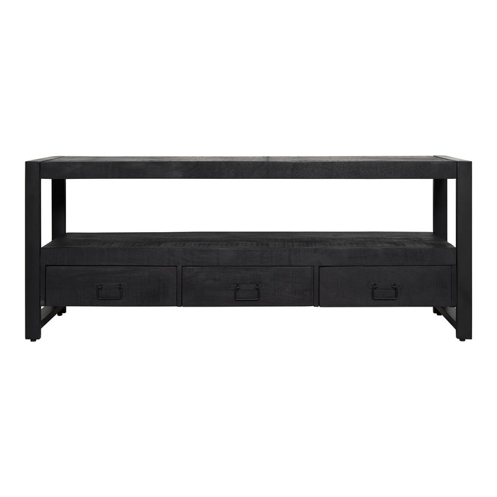 Tv meubel Boaz Zwart Mangohout 150 cm