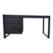 Bureau Boaz Zwart Mangohout 145 cm