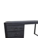 Bureau Boaz Zwart Mangohout 145 cm