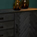 Dressoir New York Zwart Mangohout 210 cm