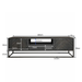 Tv meubel New York Zwart Mangohout 165 cm