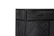 Kabinet New York Zwart Mangohout 100 cm