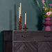 Kabinet New York Zwart Mangohout 100 cm