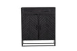 Kabinet New York Zwart Mangohout 100 cm