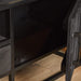 Tv meubel New York Zwart Mangohout 180 cm