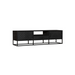Tv meubel New York Zwart Mangohout 180 cm