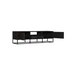 Tv meubel New York Zwart Mangohout 180 cm