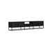 Tv meubel New York Zwart Mangohout 240 cm
