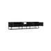 Tv meubel New York Zwart Mangohout 240 cm