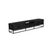 Tv meubel New York Zwart Mangohout 240 cm