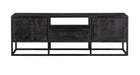 Tv meubel Denver Zwart Mangohout 145 cm