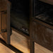 Tv meubel Denver Zwart Mangohout 145 cm