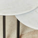 Salontafel set Nova Wit Marmer 70 cm