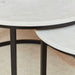Salontafel set Nova Wit Marmer 70 cm