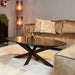 Ovale salontafel Faye Zwart Marmer 120 cm
