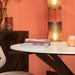 Ronde eettafel Lynn Wit Marmer 130 cm