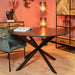 Ronde eettafel Lynn Zwart Marmer 130 cm