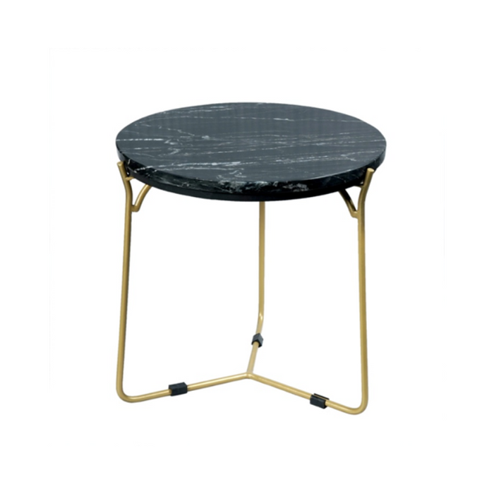 Salontafel set Caly Zwart Marmer 45 cm