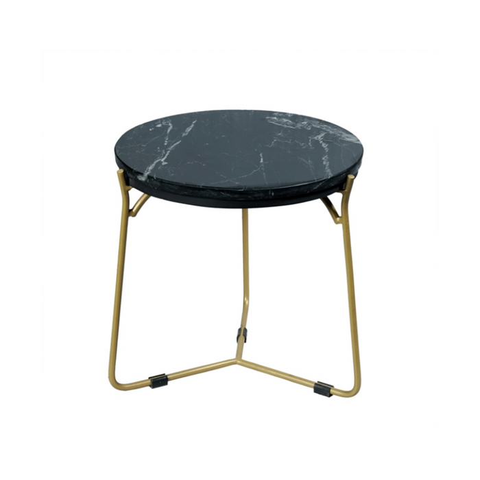 Salontafel set Caly Zwart Marmer 45 cm