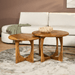 Bijzettafel Milou Naturel Mangohout 60 cm