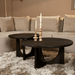 Ronde salontafel Guus Zwart Mangohout 80 cm