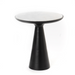 Bijzettafel Essy Zwart Marmer & metaal 38 cm