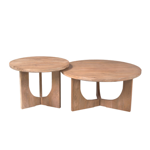Salontafel Guus Naturel Mangohout 80 cm